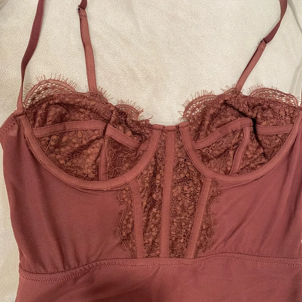 Urban Outfitters mesh corset mini dress - Picture 2 of 5
